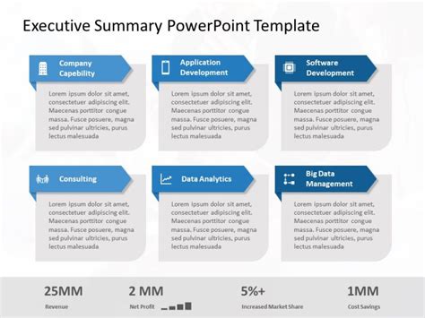 Financial Summary PowerPoint Template