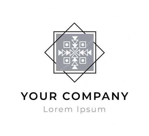 Premium Vector | Company design logo with symbol