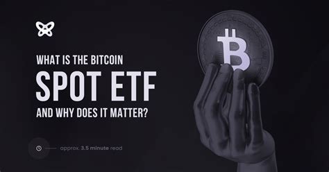 What Is the Bitcoin Spot ETF and Why Does It Matter?: Guest Post by OnomyProtocol | CoinMarketCap