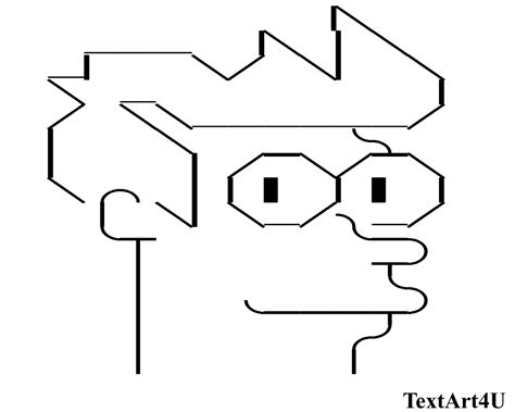 Philip J. Fry Unicode Text Art | ASCII Copy Paste Codes | Cool ASCII Text Art 4 U