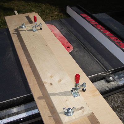 Using a jointer jig allows you to create straight edges on boards using ...