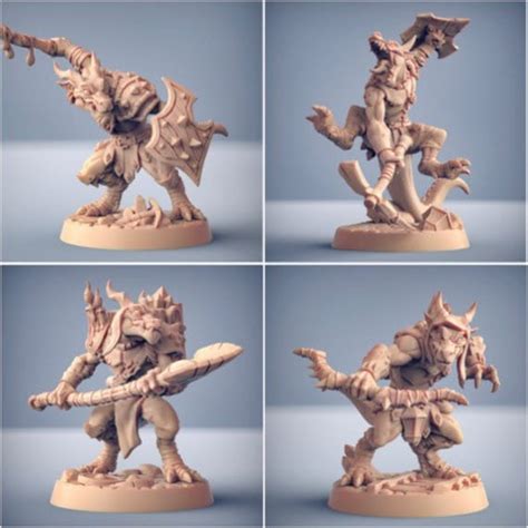 Plague-mine Kobolds Kobold Miniature Dnd Miniatures | Etsy