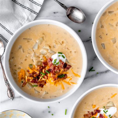 BEST Loaded Potato Soup - Delicious Little Bites