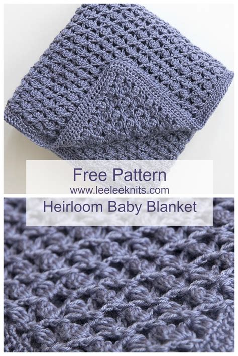 Free Heirloom Baby Blanket Crochet Pattern - Leelee Knits