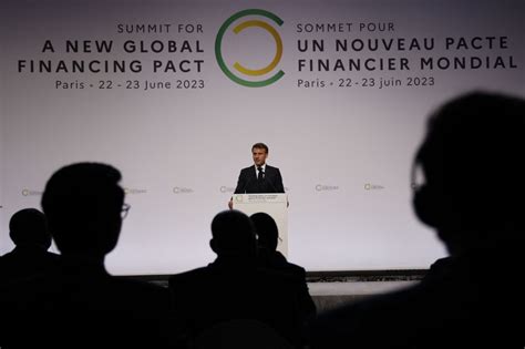 Macron opens climate finance summit with calls for change | The ...