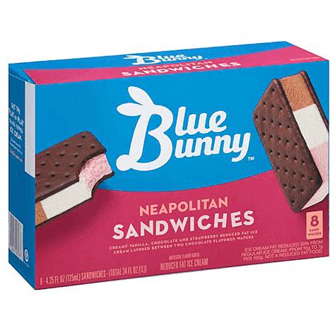 Blue Bunny™ Neapolitan Ice Cream Sandwiches 8-4.25 fl. oz. Sandwiches | Sandwiches & Bars | My ...