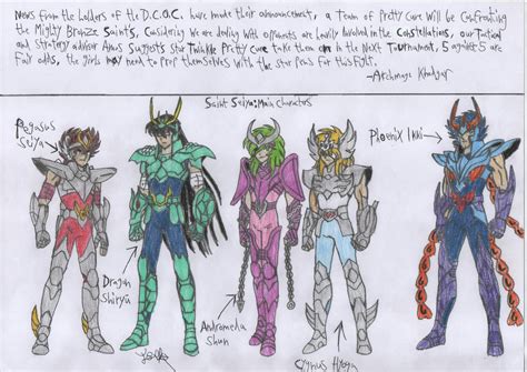 Saint Seiya: Main Characters by a22d on DeviantArt