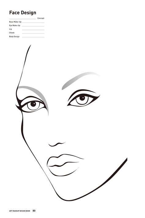 Free Printable Face Charts For Makeup - Makeup Vidalondon