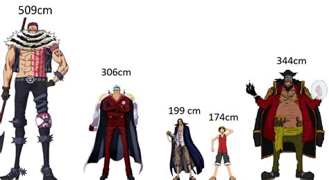 one piece height chart - Bamil