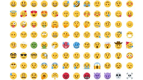 Face Emoji Symbols Meaning - Printable Templates