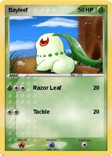 Pokémon Bayleef 83 83 - Razor Leaf - My Pokemon Card