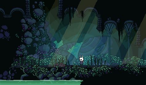 [OC] Made some pixelart of Greenpath, from Hollow Knight. : PixelArt | Pixel art landscape ...