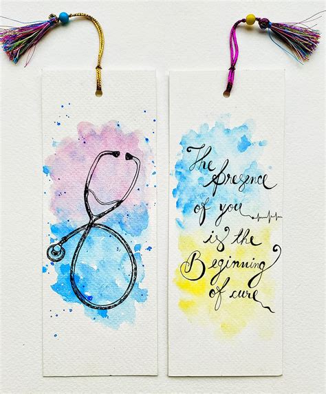 Lazy Crafts Handmade Painted Quote Bookmark | Set of 2 Bookmarks ...