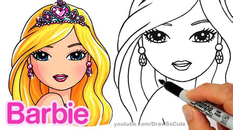 Barbie Drawing at GetDrawings | Free download