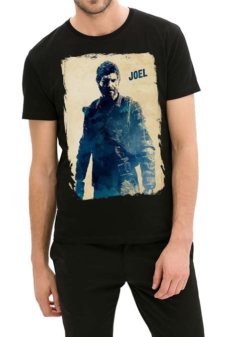 Joel The Last Of Us Black T-Shirt | Swag Shirts