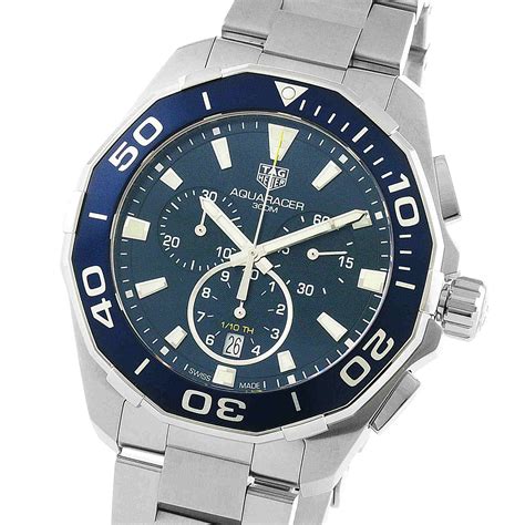 TAG Heuer Aquaracer 300M 43mm Quartz Chronograph Mens Watch CAY111B.BA0927 | Watches Of ...