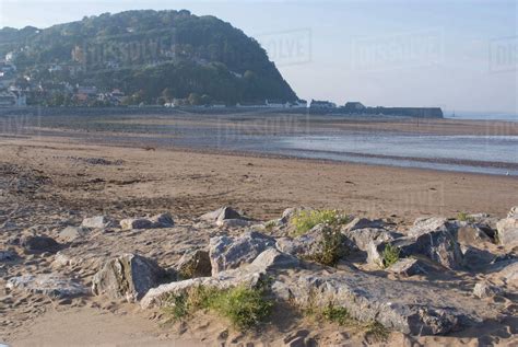 Minehead Beach, Somerset, England, UK. - Stock Photo - Dissolve