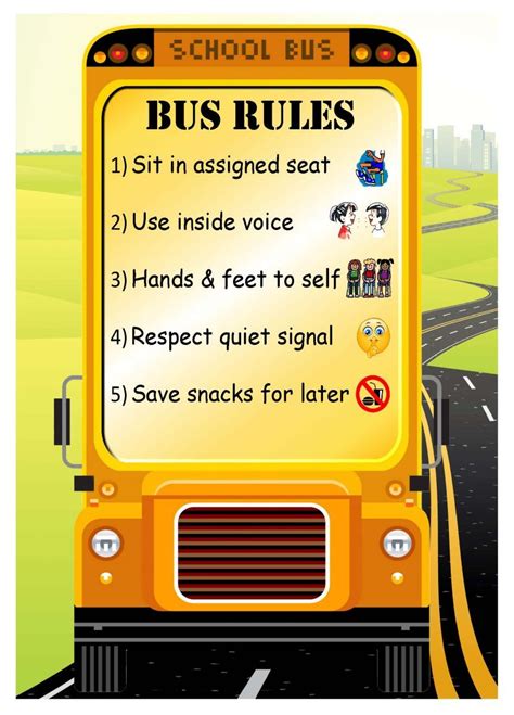 school bus safety rules | School bus safety, Bus safety, School bus driving