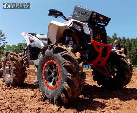 Wheel Offset 2015 Polaris Scrambler 1000 Outside Flares Lift 6 Custom Rims