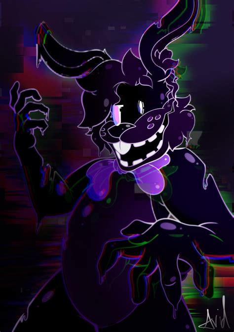 [OC] Shadow Bonnie Fan Art : r/fivenightsatfreddys