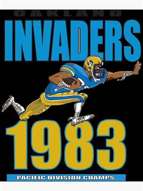 "usfl football vintage sports teams defunct leagues oakland invaders ...