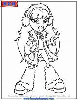 Jade Bratz Winter Coloring Pages sketch template