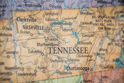 Tennessee Map Of Counties and Cities | secretmuseum