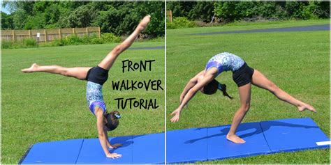 Front Walkover Tutorial | Gymnastics workout, Gymnastics skills ...