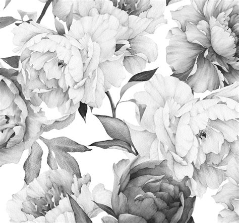 Wallpaper. Floral Wallpaper. Peel and Stick Wallpaper. Nursery - Etsy