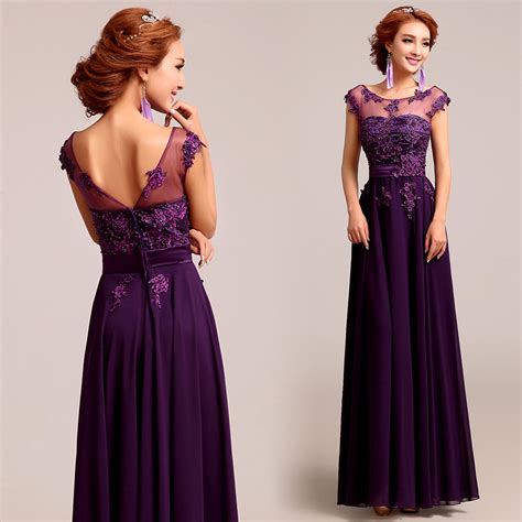 Plum evening dresses - Seovegasnow.com