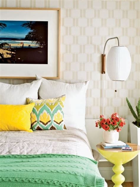 Geometric Wallpaper In 10 Bold Bedroom Ideas - Interior Idea