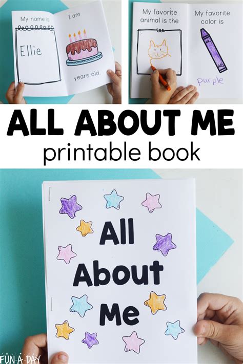 Free All About Me Printable Book - Fun-A-Day!