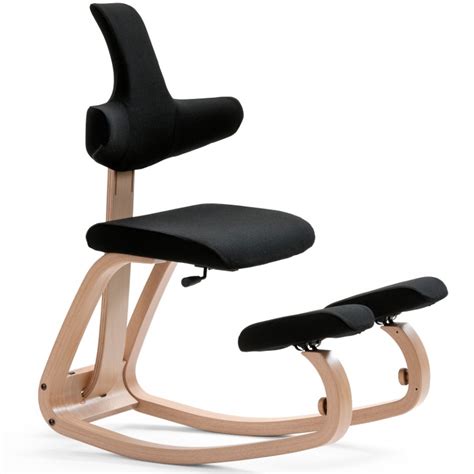 Varier Thatsit™ Balans - The Original Kneeling Chair with Back Support - Black | eBay