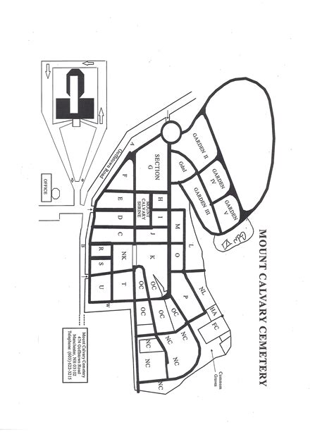 Mount Calvary Cemetery | Cemetery Maps