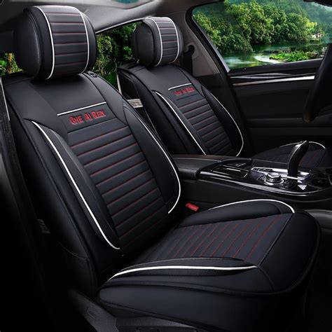 Car Styling Leather Seat Covers for Cadillac ATS L XTS CTS CT6 SRX XT5 ...