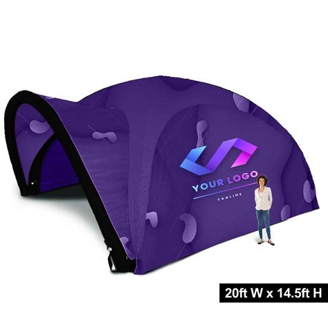 Custom Printed Inflatable Dome 20ft | Lush Banners