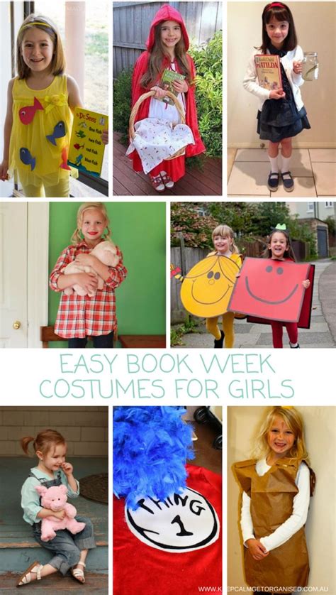 Easy Book Week Costumes For Girls | Keep Calm Get Organised | Book week costume, Easy book week ...