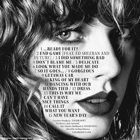 Taylor Swift's new album Reputation release after leak | Daily Mail Online