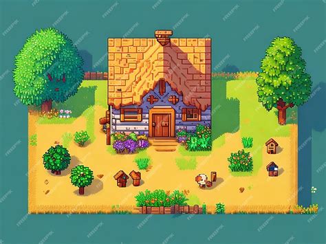 Premium AI Image | Pixel art Game Assets in Stardew Valley Style