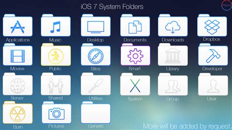 iOS 7 Style System Folders by Atopsy on DeviantArt