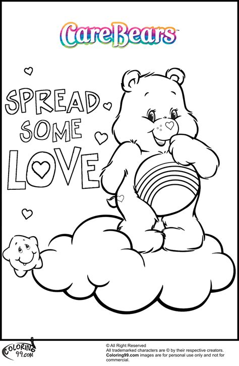 Care Bear Coloring Pages | Team colors
