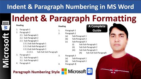 How To Set Up Automatic Paragraph Numbering In Word 2010 - Templates Printable