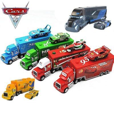 DISNEY PIXAR CARS Lightning Mack Truck & McQueen Diecast Vehicle Collection Toy $27.85 - PicClick AU