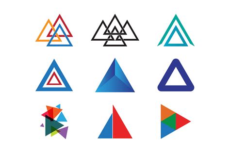 Triangle Logo Vector Grafik Von Redgraphic · Creative Fabrica