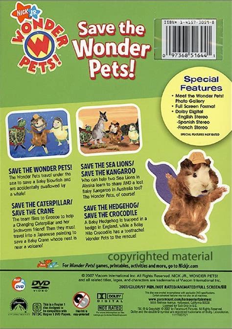 Wonder Pets: Save The Wonder Pets! (DVD 2007) | DVD Empire