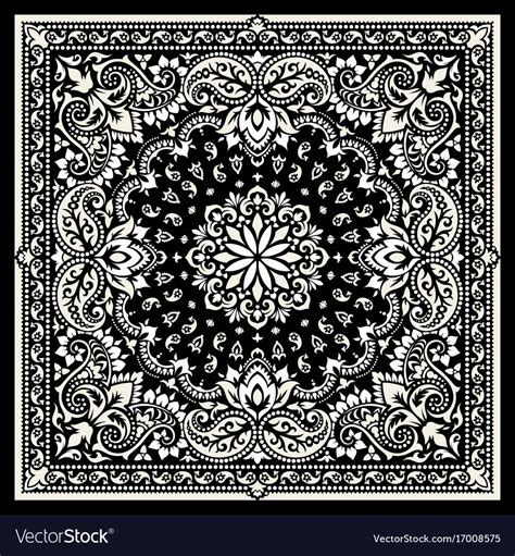 Bandana Print Vector