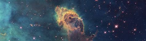 Carina Nebula Carina–Sagittarius Arm Dual Monitor Wallpaper - Pixelz.cc