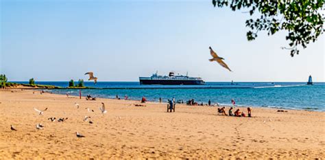 Visit Ludington - Stearns Park Beach, Ludington, Michigan