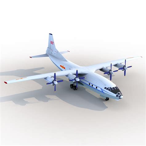 3D Y8 Cub Shaanxi Y-8 Y8E Y-8E transporter Y 8 | CGTrader