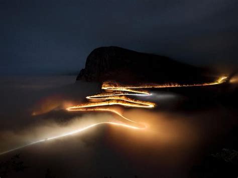 The Serra Da Leba Road at night (891×668) | National geographic ...